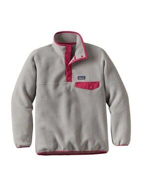 Patagonia Girls' Lightweight Synchilla Snap-T Pullover, Size 10